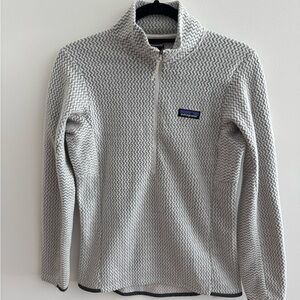 Patagonia Women’s R1 Air Zip-Neck - Wool White - Small